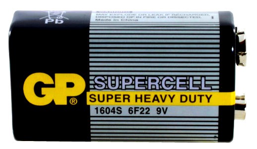 Батарейка GP Supercell 1604S 6F22 9 V, 1 шт.