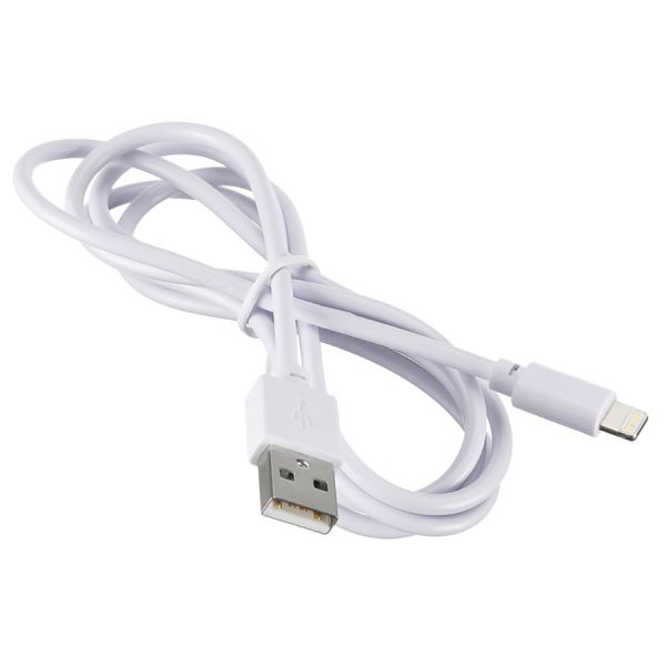 Кабель Digma LIGHT-1.2M-WH USB (m)-Lightning (m) белый 1,2м