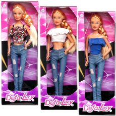 Кукла Defa Lucy Модница в топе и джинсах 3 вида