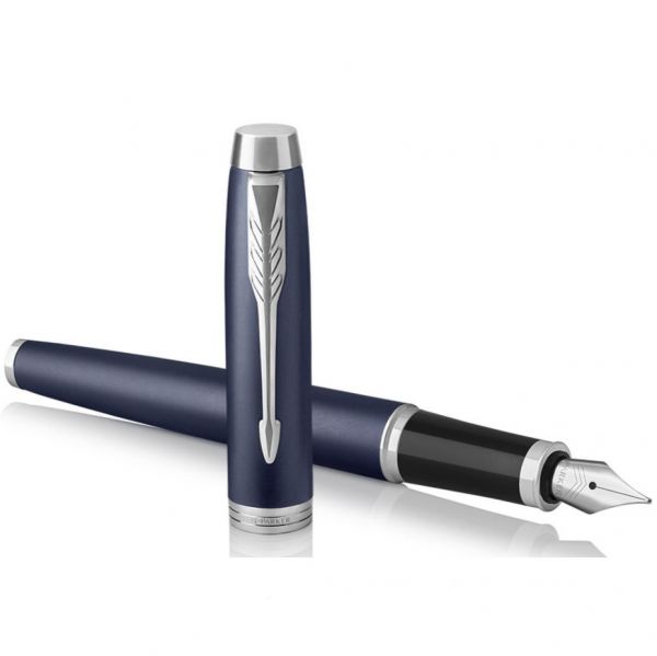 Ручка перьевая PARKER IM Core F321 1931647, матовый синий F, 1 шт